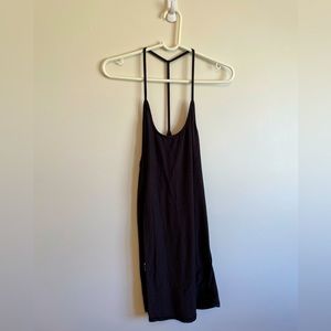 Dark gray bathing suit cover up/dress